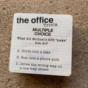 The Office Trivia Game Multiple Choice Question Card Pack *New*